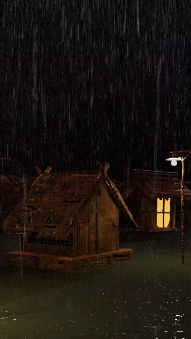 雨中小屋