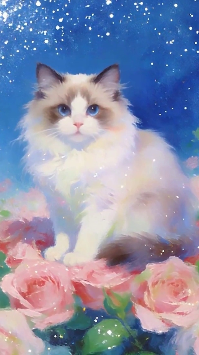 夜景猫咪