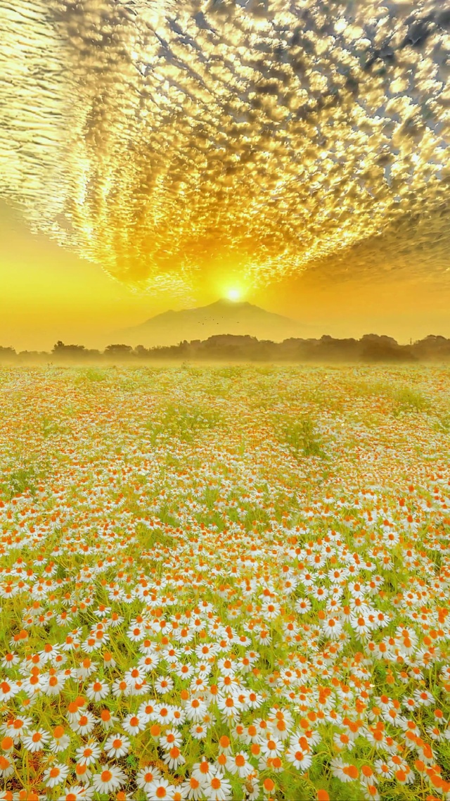 爆款浪漫的小雏菊花海