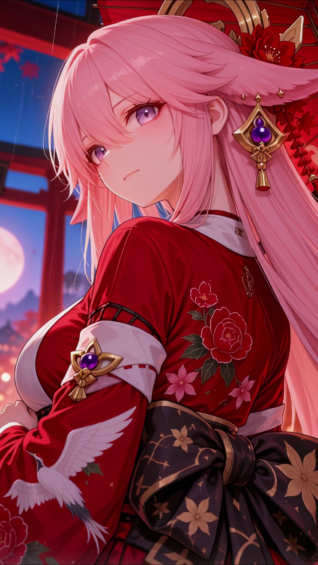 粉发女孩