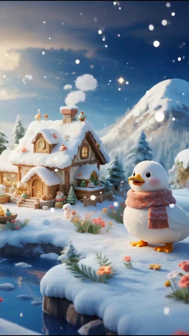 小鸭子过冬-治愈