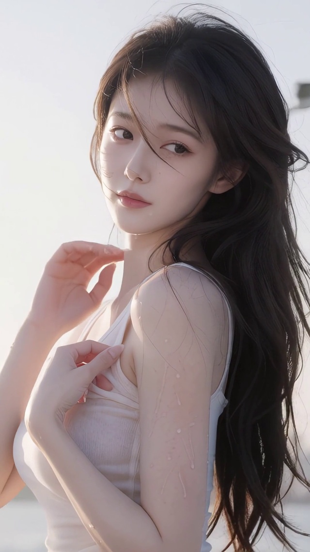 海边美女