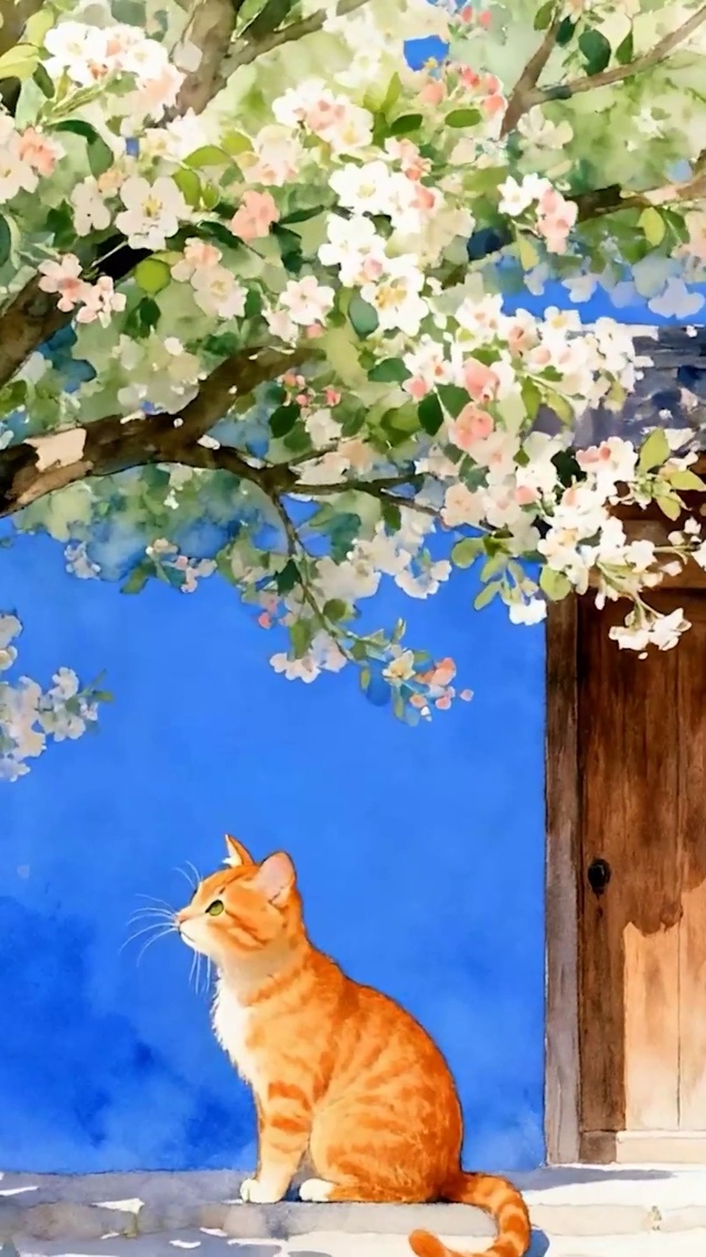 树下猫咪