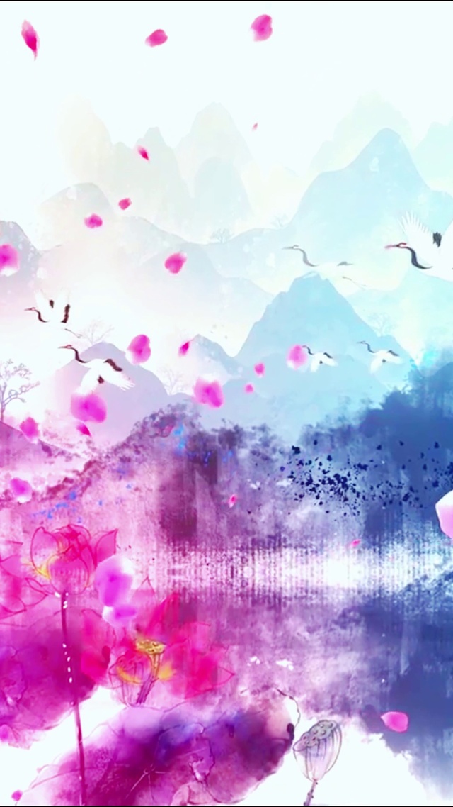 唯美中国风山水4K