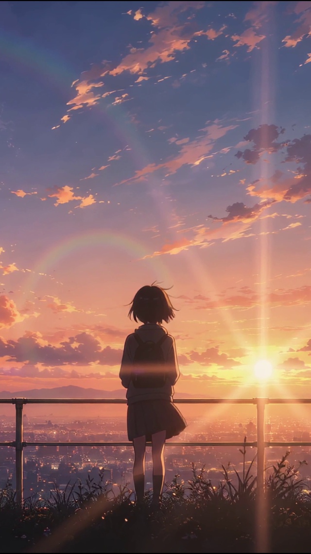 放学后的夕阳