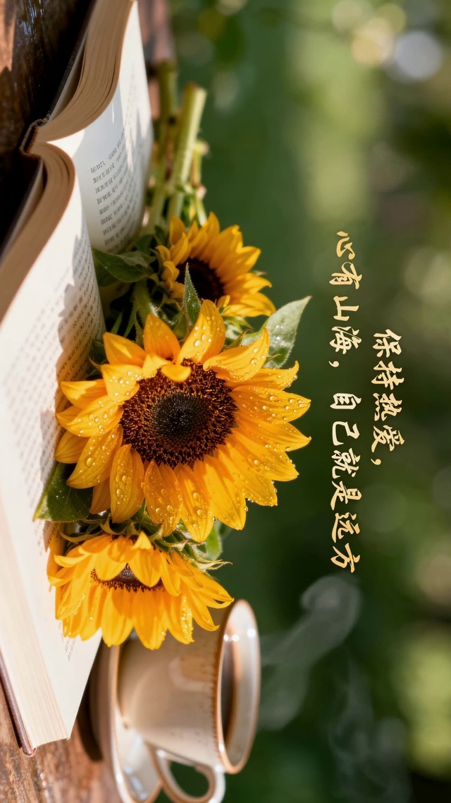 保持热爱心有山海，自己就是远远