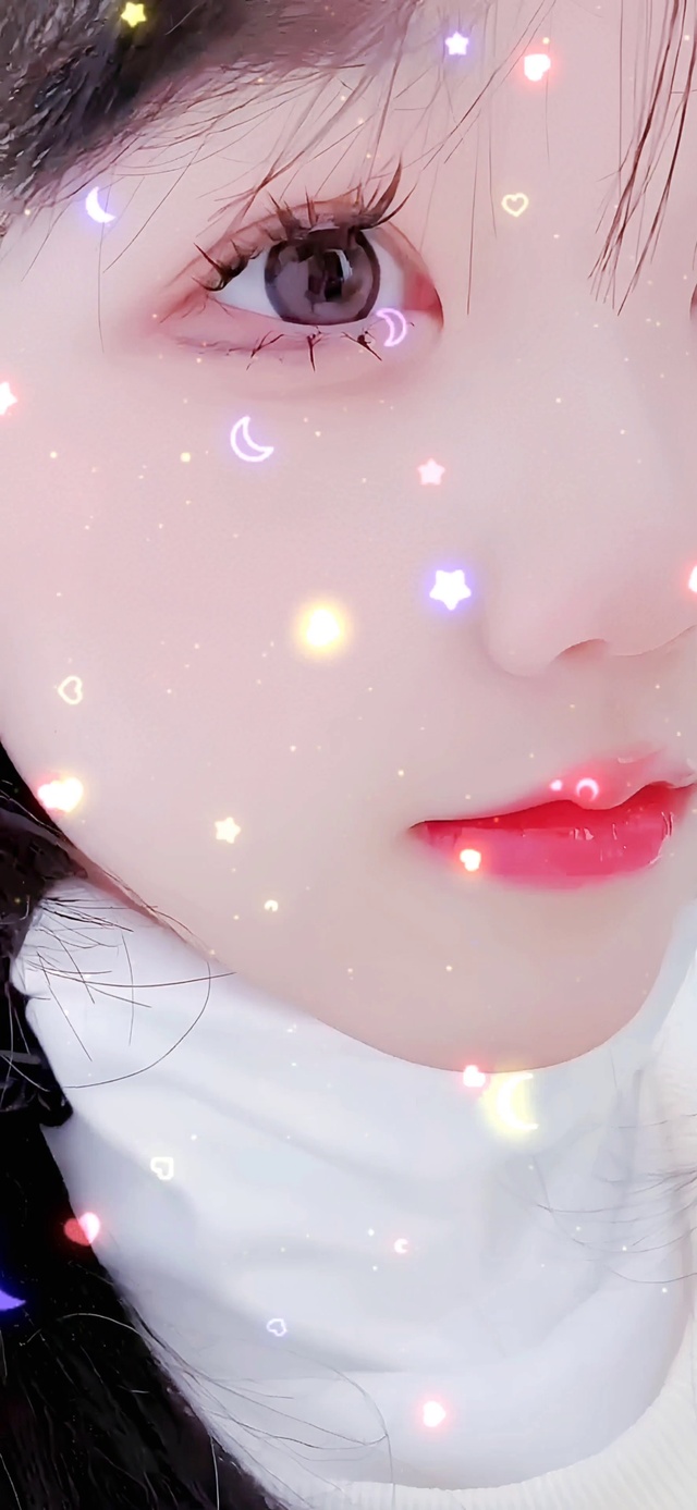 唯美治愈可爱美少女迷人眼神心动