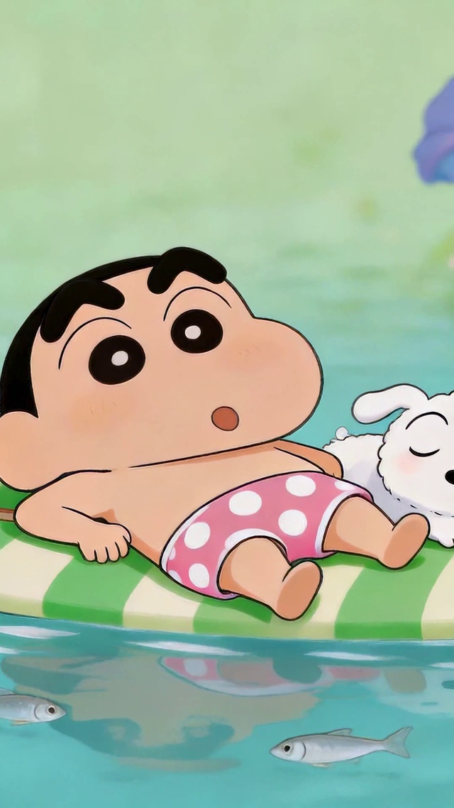 蜡笔小新夏日水上休闲