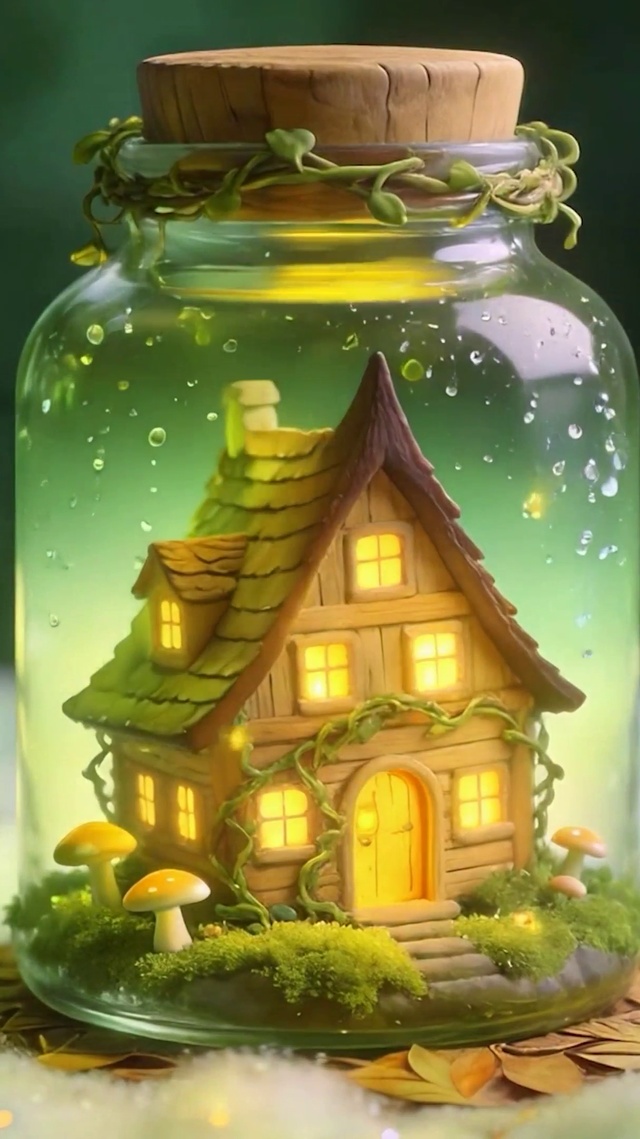 森林夜景
