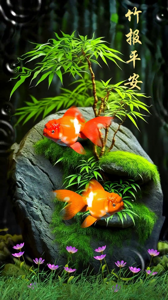 竹报平安，富贵一生