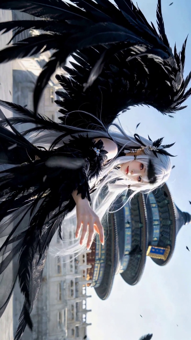黑羽古塔少女