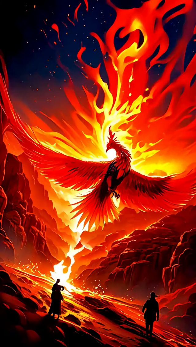 浴火重生的凤凰