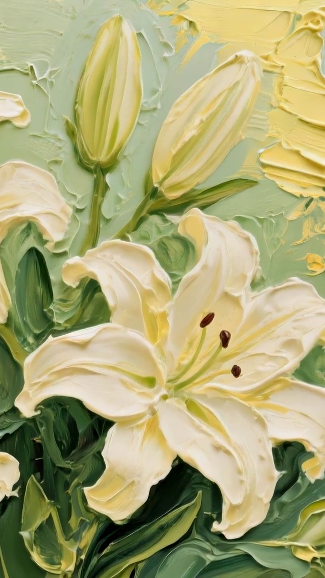 清新百合花海
