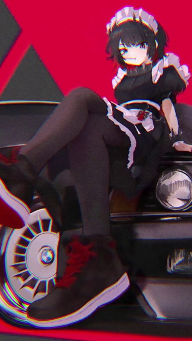 女孩汽车