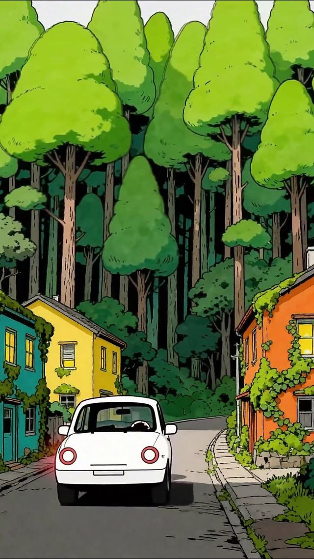 远处行驶来的车