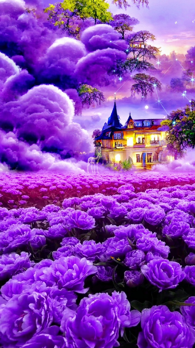 梦幻花海城堡