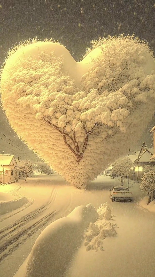 浪漫爱情绝美大雪