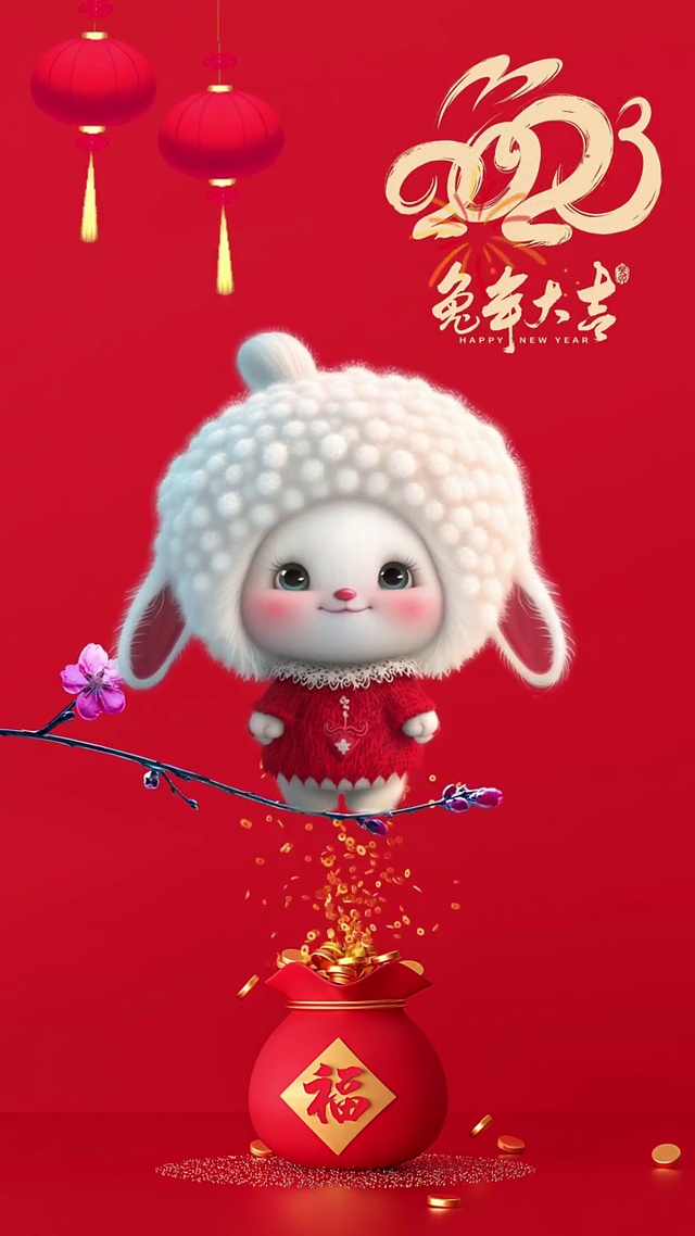兔年大吉 福到