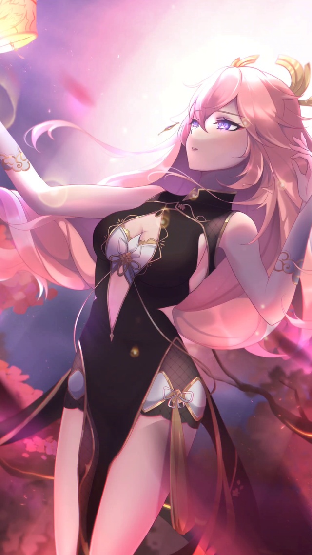 夜晚唯美少女壁纸（4k小清新）