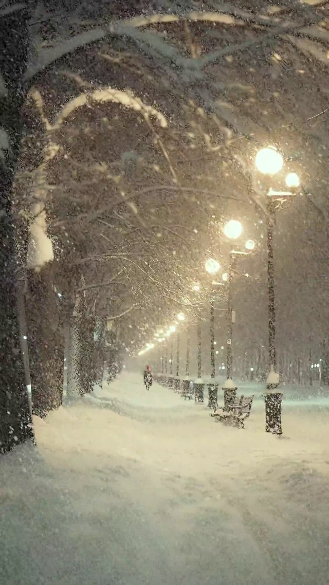 下雪天