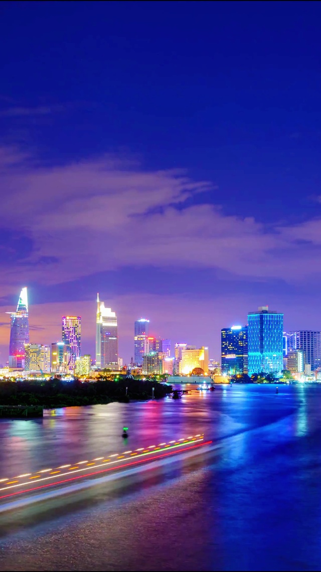 唯美城市夜景 4K