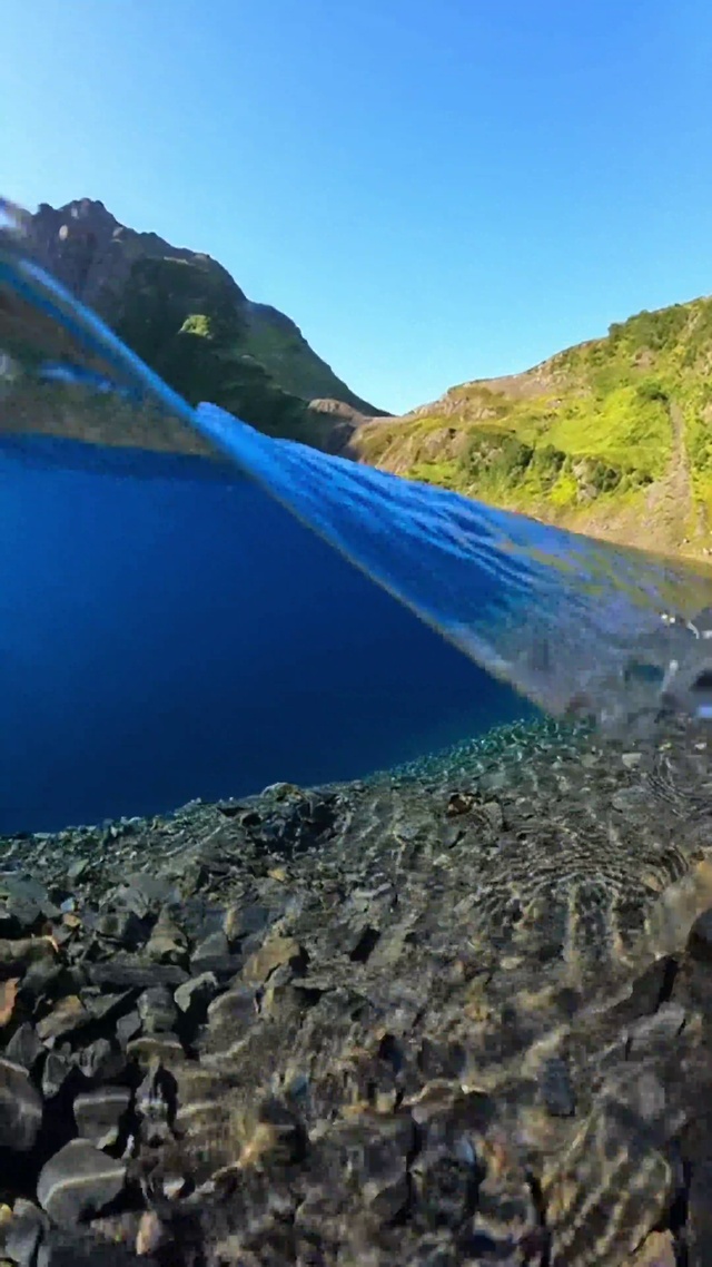 完美的山泉流水