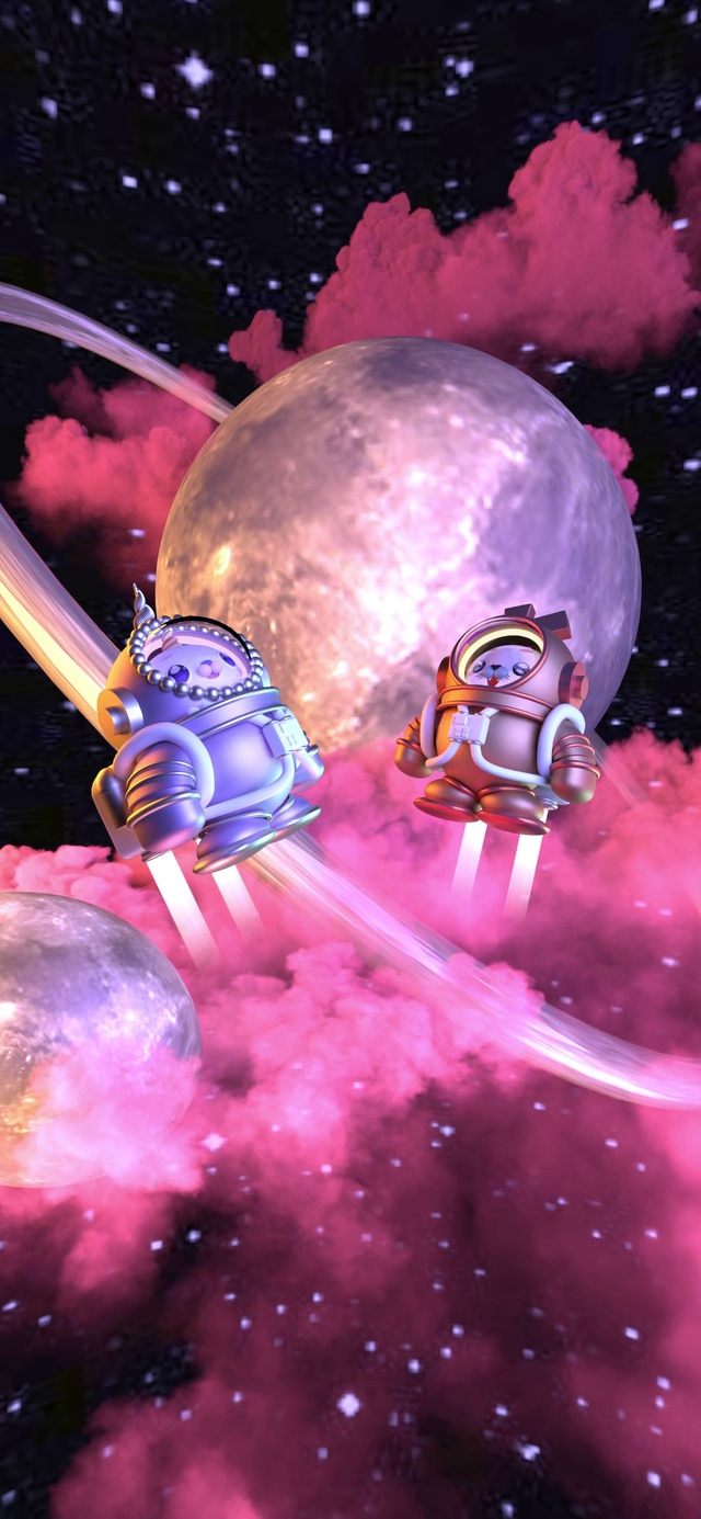 海豹良小宝与粉米花·遨游太空