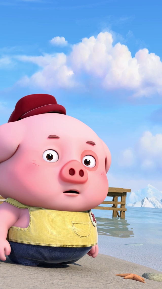 豆豆猪-大海我不想去上学