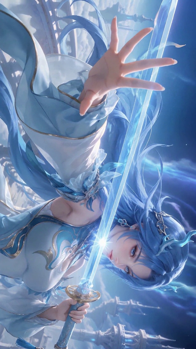 梦幻云端御剑美女清宵