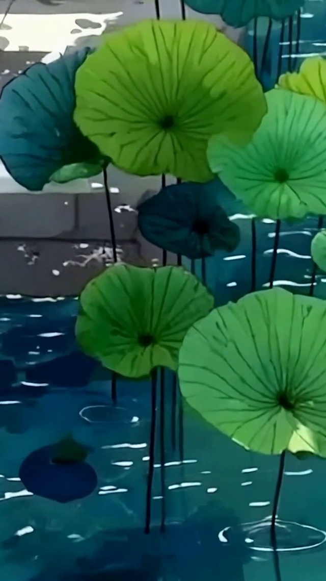 夏天池塘