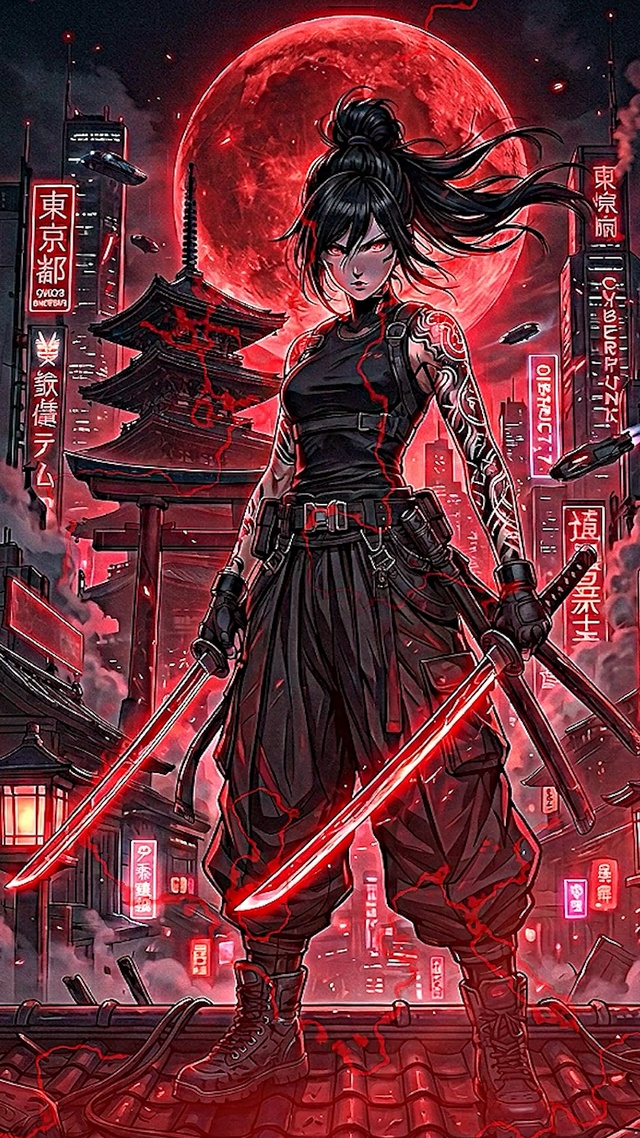女侠(动漫手机动态壁纸) - 动漫手机壁纸下载 - 元气壁纸