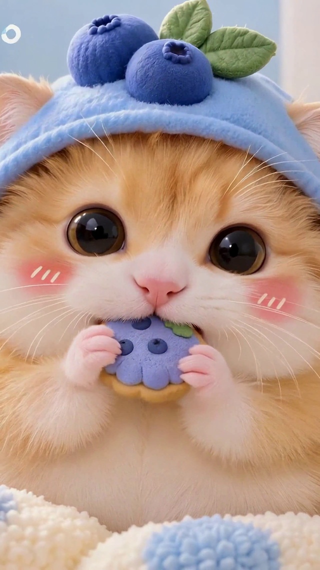 软萌蓝莓橘猫