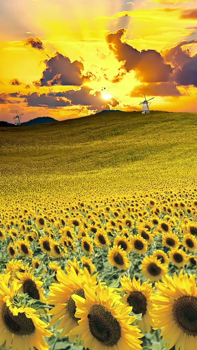 向日葵花语，入目皆是你