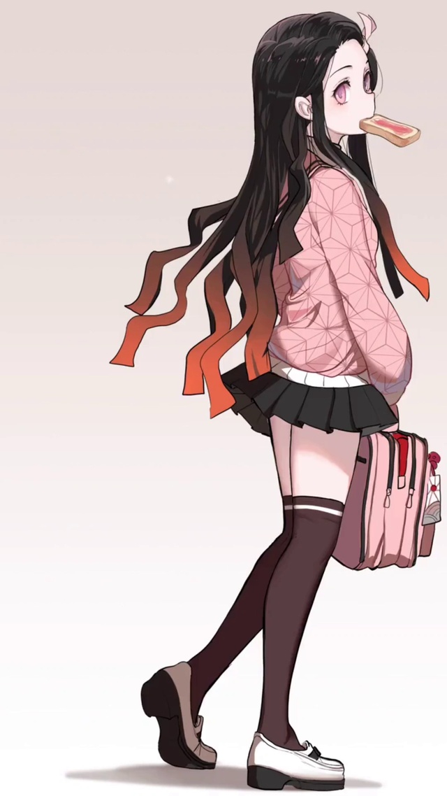 鬼灭之刃祢豆子学生装