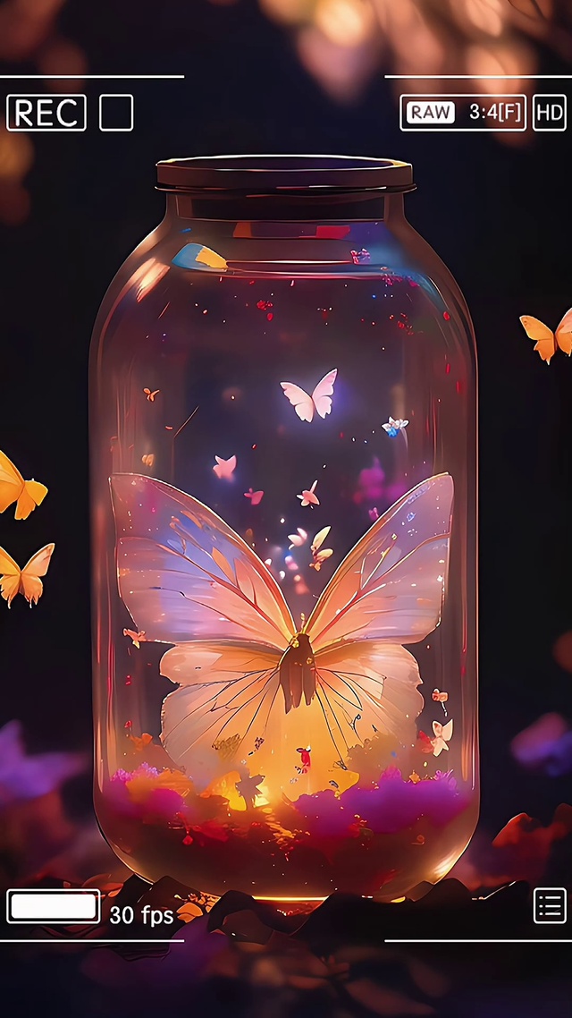 瓶中花花世界