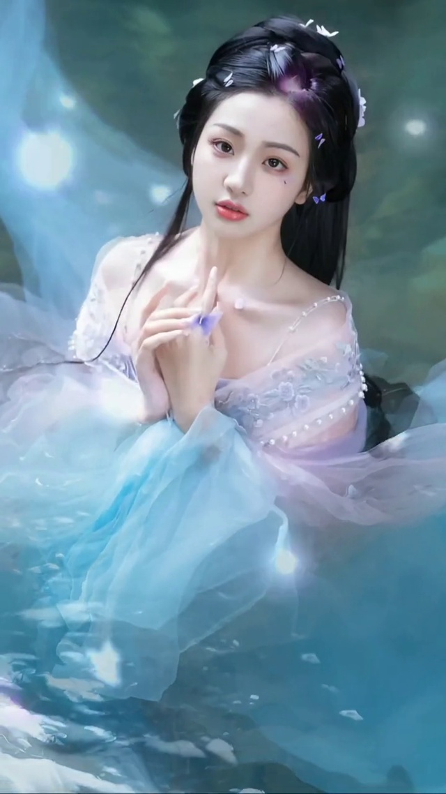 清纯的古风美女