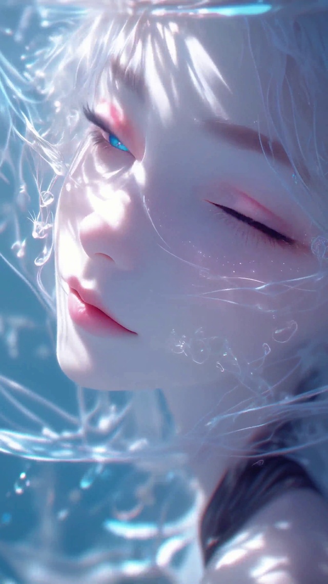 爱人的眼睛是蓝色海洋