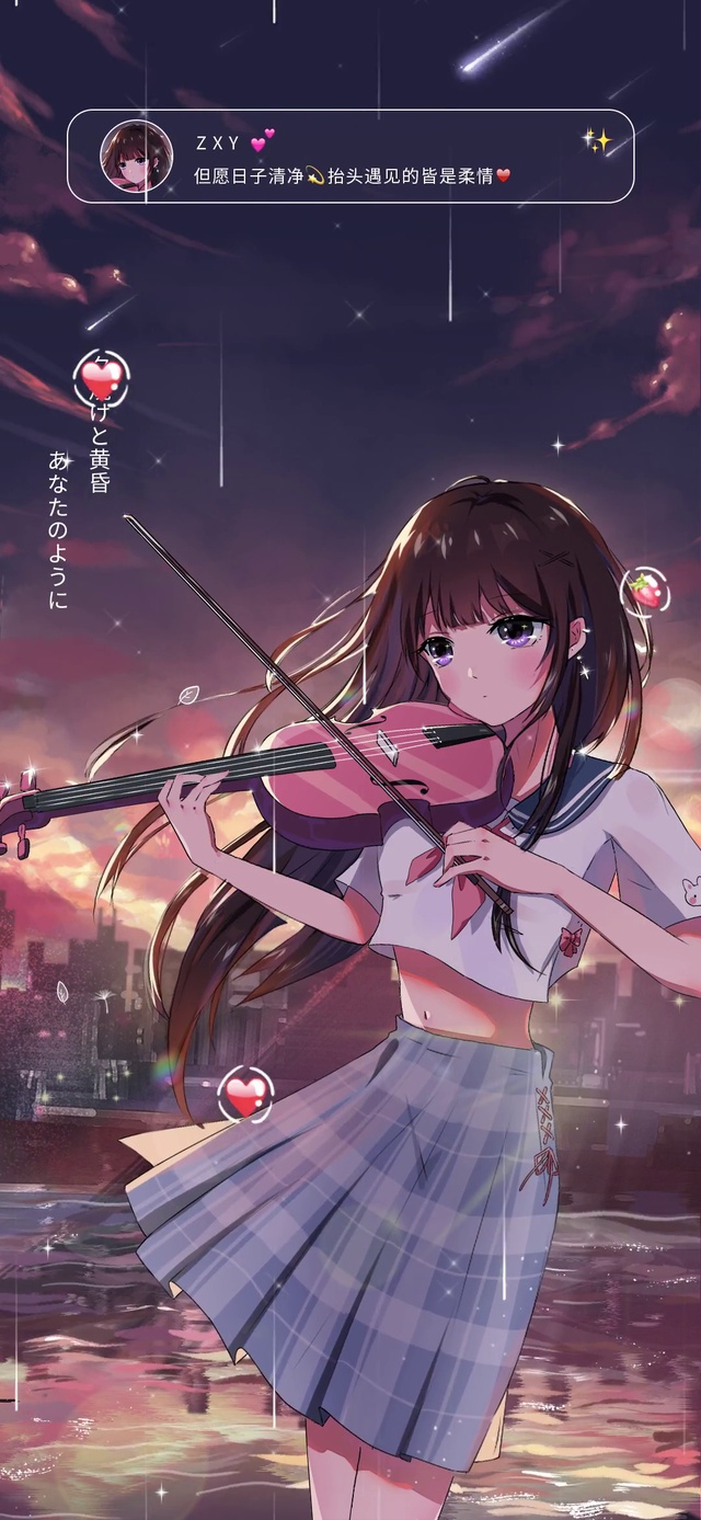 暮色温柔女孩