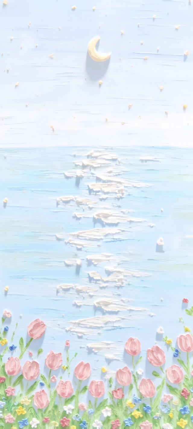 小清新蓝郁金香