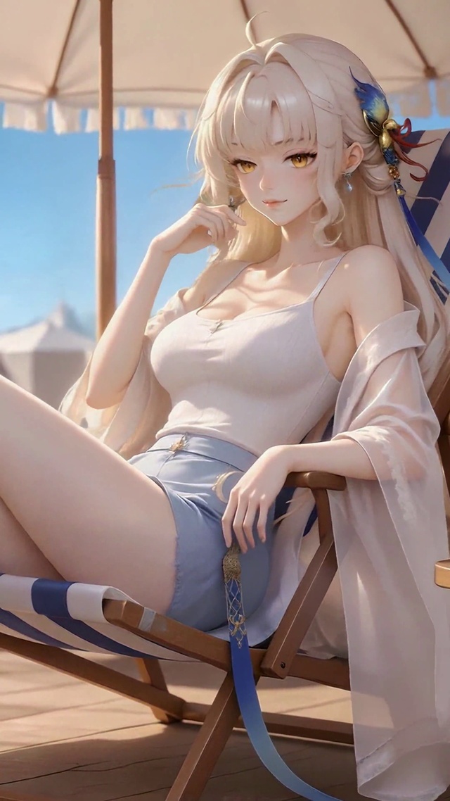 海边度假穗穗