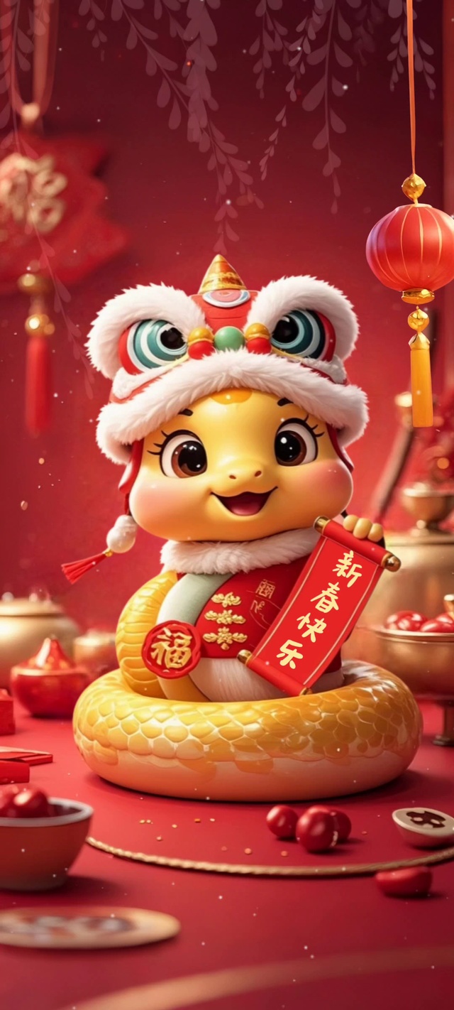 全屏高清新春快乐万事如意