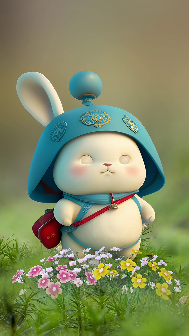 萌萌可爱的兔兔