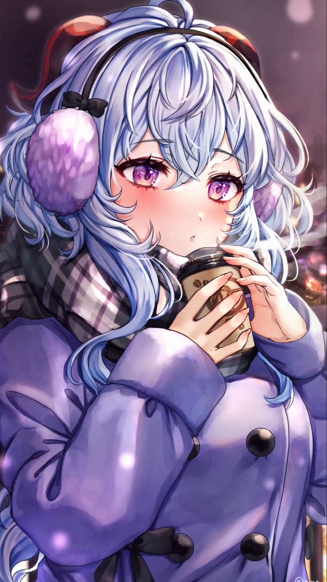 冬日奶茶妹妹（新年快乐4k）