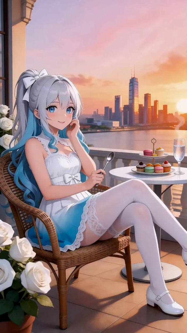 少女的下午茶时间