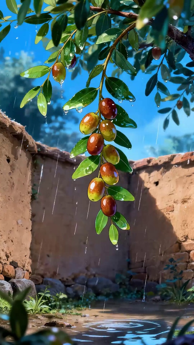 雨枣清枝