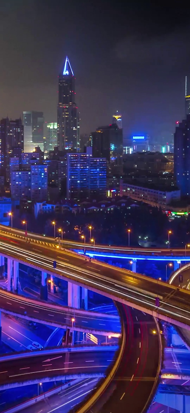 【4K上海夜景】