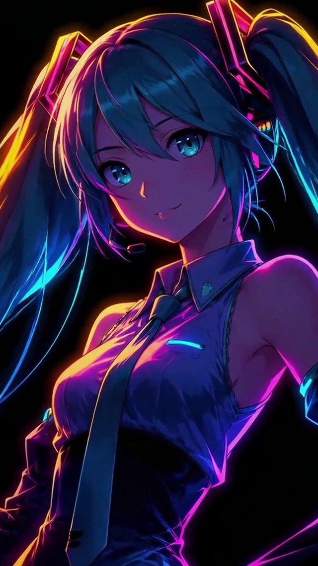 霓虹赛博初音未来
