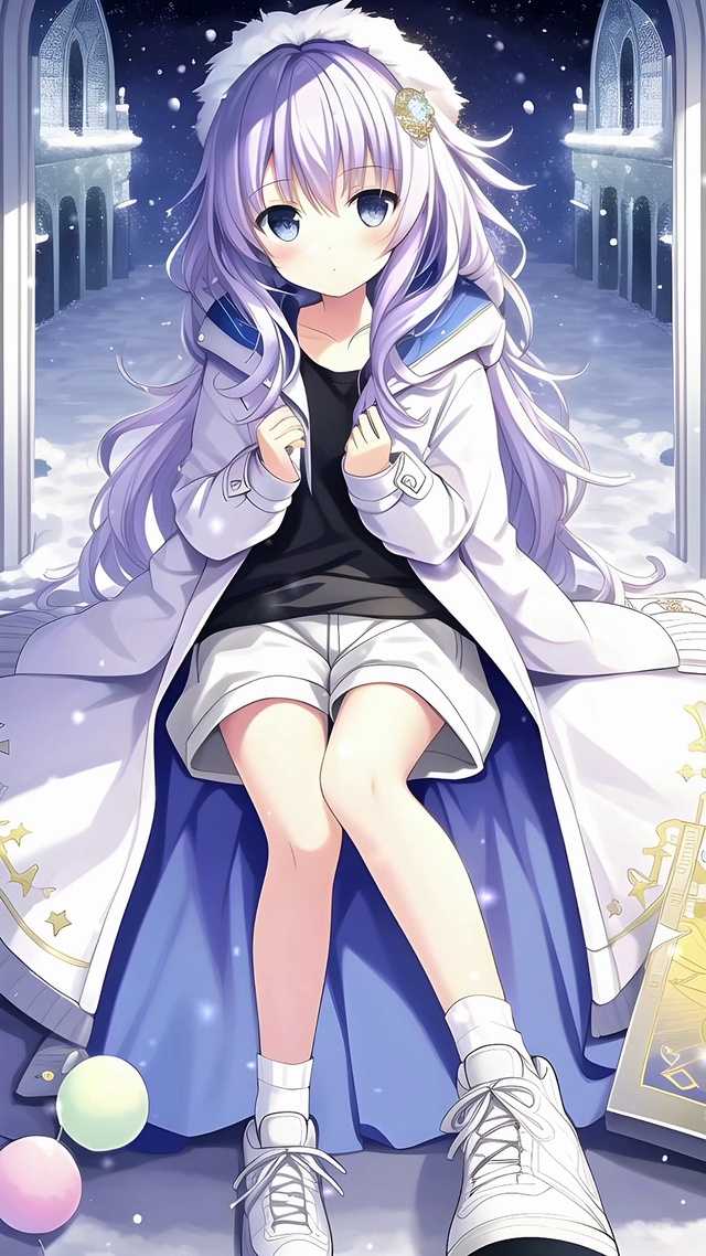 穿大衣的女孩