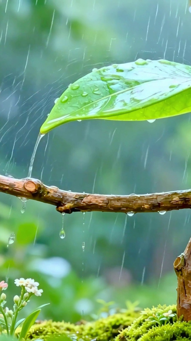 护眼治愈小雨4K