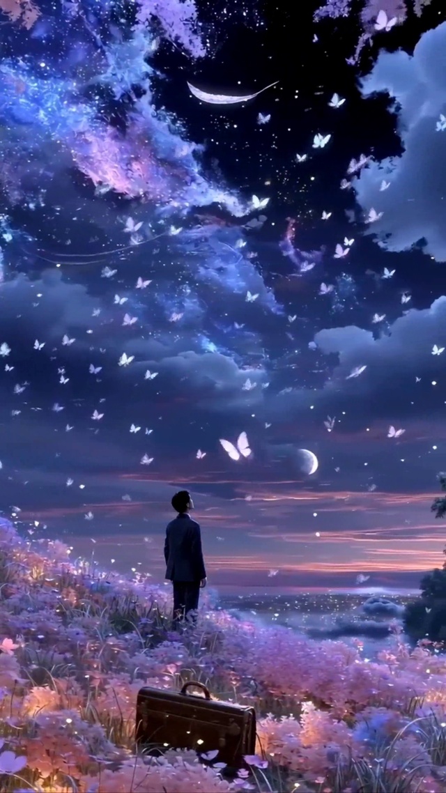 夜空蝶舞